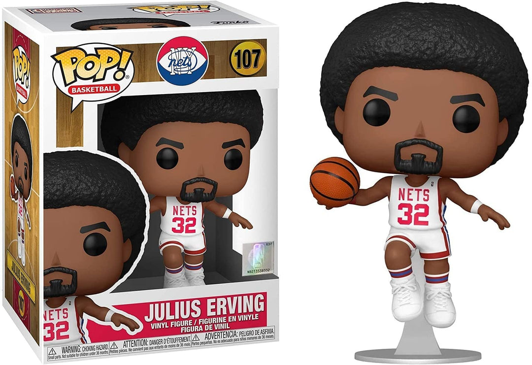 Ny Nets Julius Erving Funko 55220 Pop! Vinyl Nr. 107