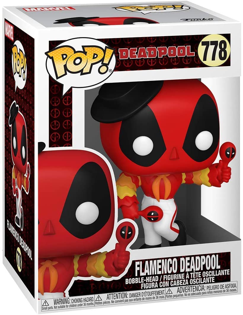 Deadpool Flamenco Deadpool Funko 54656 Pop! Vinile #778