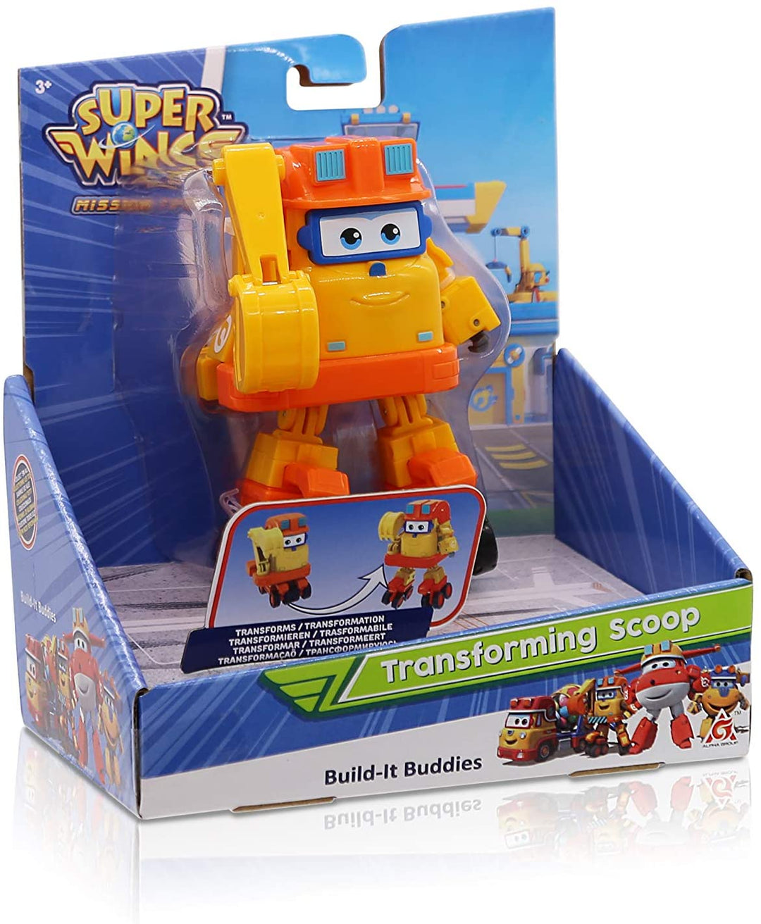 Super Wings Scoop 5&quot; Personaggio trasformabile