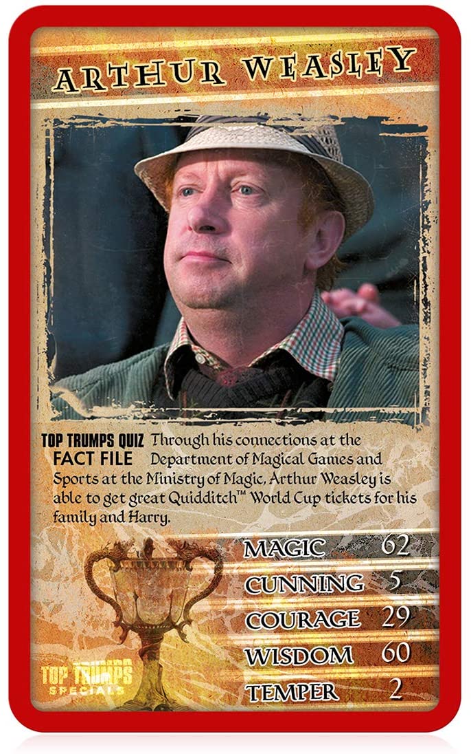 Harry Potter und der Feuerkelch Top Trumps Specials Kartenspiel