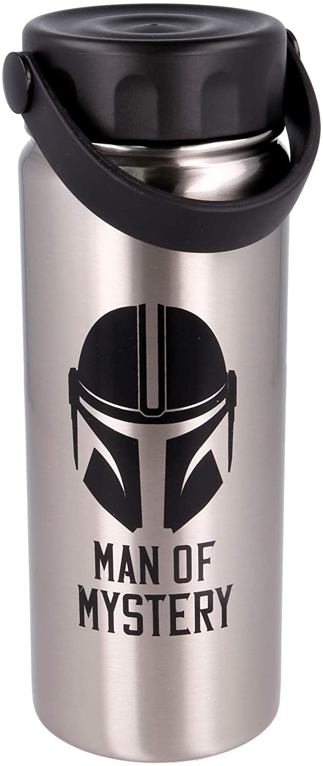 Stor The Child Mandalorian Stainless Steel Thermos Flask 530ml Unique Standard