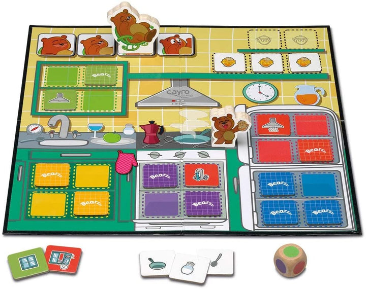 Cayro - Bearzzz - Brettspiel für Kinder - Kooperationsspiel Entwicklung visueller und logischer Fähigkeiten - Brettspiel (833)