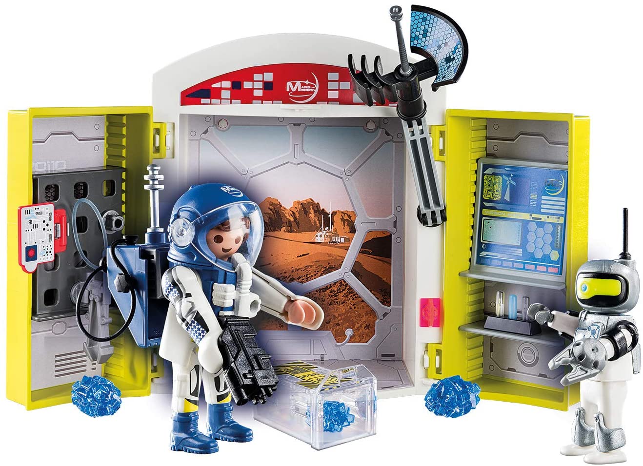 Playmobil 70307 Space Mars Mission Play Box for Children Ages 4