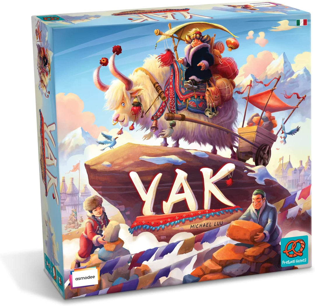 Brezelspiele | Yak | Brettspiel | Ab 8 Jahren | 2-4 Spieler | 30–60 Minuten Spielzeit