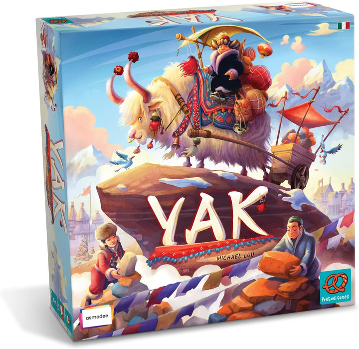 Pretzel Games | Yak | Board Game | Ages 8+ | 2-4 Players | 30-60 Minutes Playing