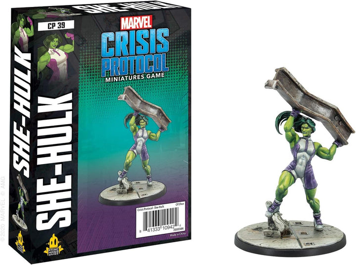 Atomic Mass Games - Marvel Crisis Protocol: Character Pack: She Hulk: Marvel Crisis Protocol - Miniature Game