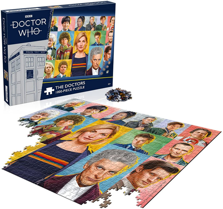 Puzzles 784 WM01315 EA Doctor Who 1000 Stück, Mehrfarbig