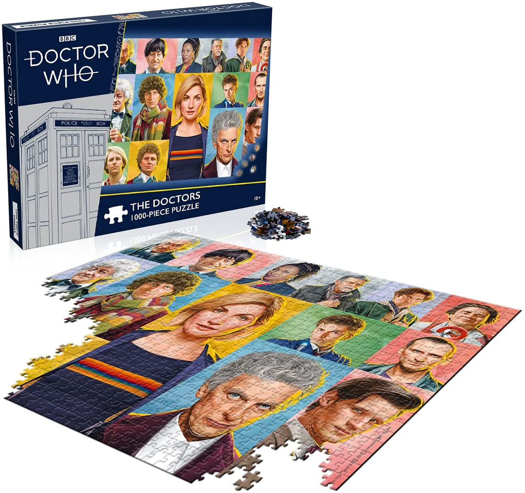 Puzzles 784 WM01315 EA Doctor Who 1000pce, Multicolor