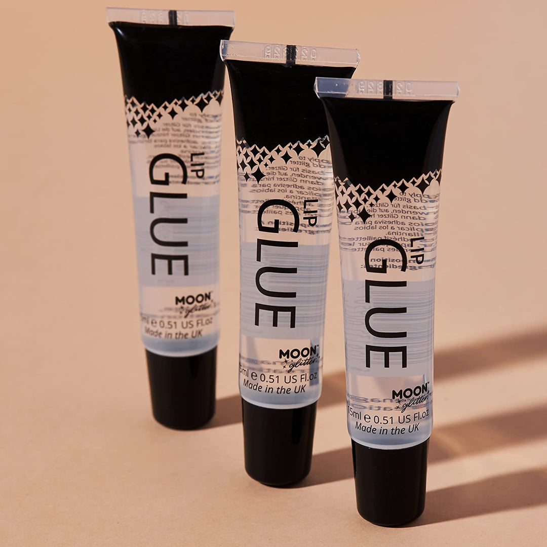 Glitzer-Lippenkleber von Moon Glitter – geeignet für die Verwendung mit allen Glitzern, einschließlich feinem, grobem, holografischem, schillerndem und biologischem