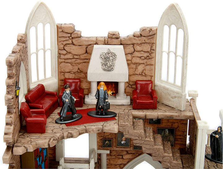 Jada - Harry Potter - 253185001 - Gryffindor Tower Playset + 2 Metal Figurines, 4 cm