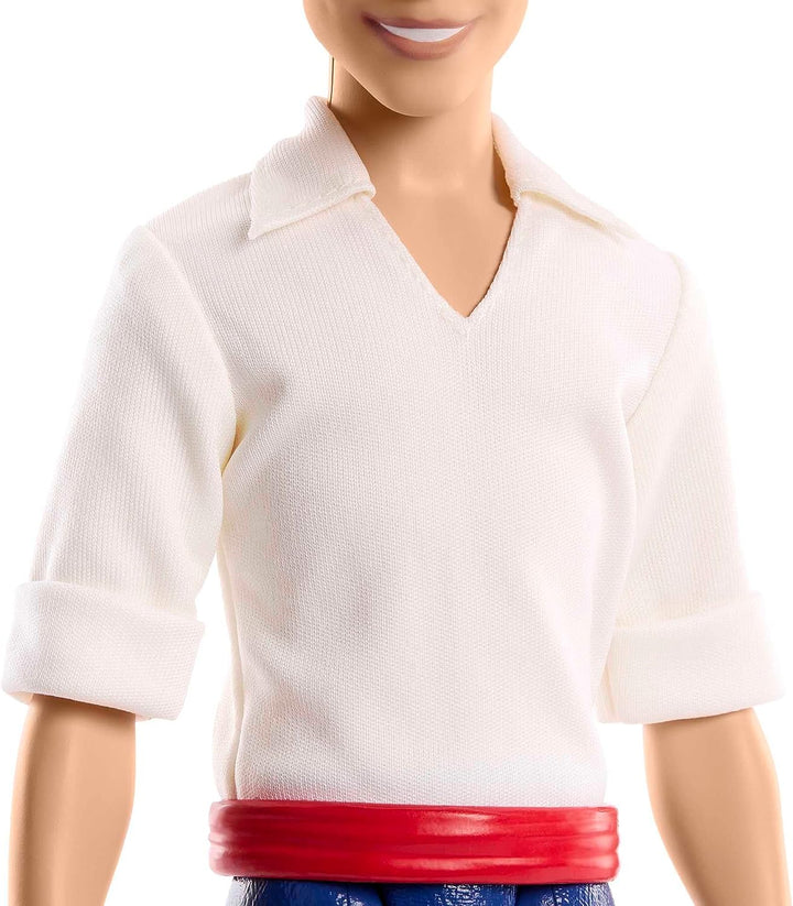 Disney Princess Toys, Posable Prince Eric Fashion Doll in Signature Look Inspired by the Disney Movie The Little Mermaid