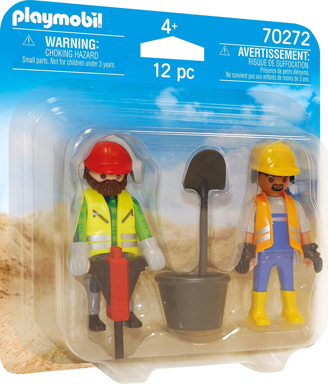 Playmobil 70272 Construction Workers Duo Pack Colourful