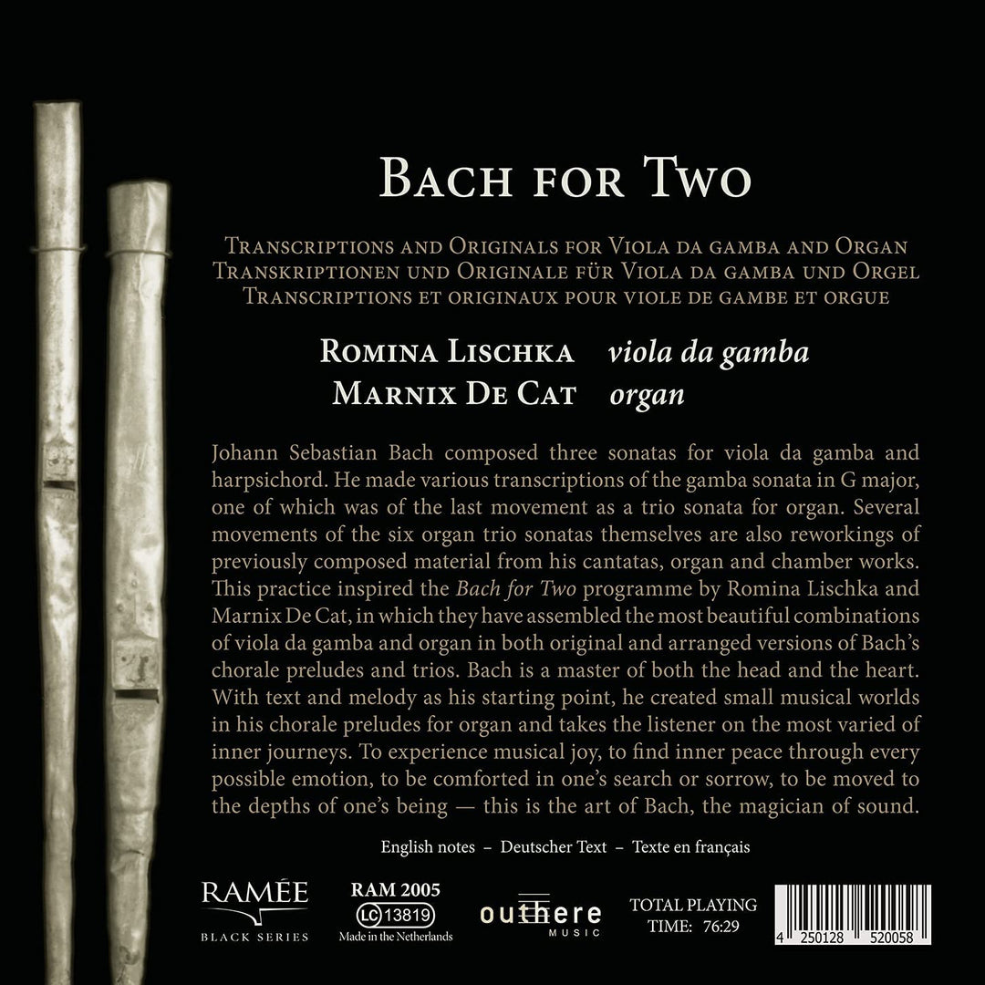 Bach for Two [Audio CD]