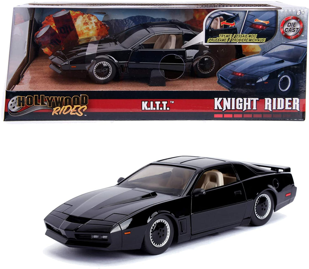 Jada Toys 253255000 KITT Coche fantastico metal 1:24 con luces Knight Rider-1982