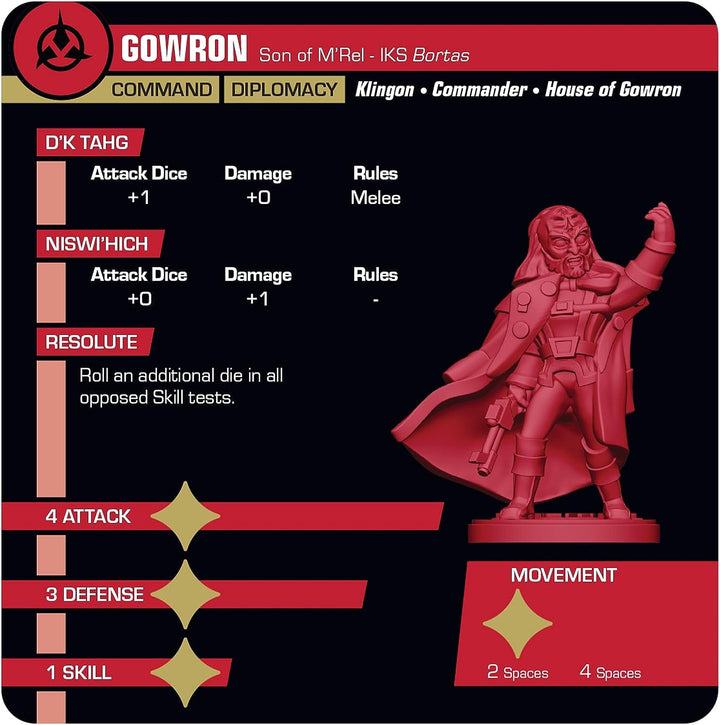 Star Trek: Away Missions Brettspiel – Gowrons Ehrengarde