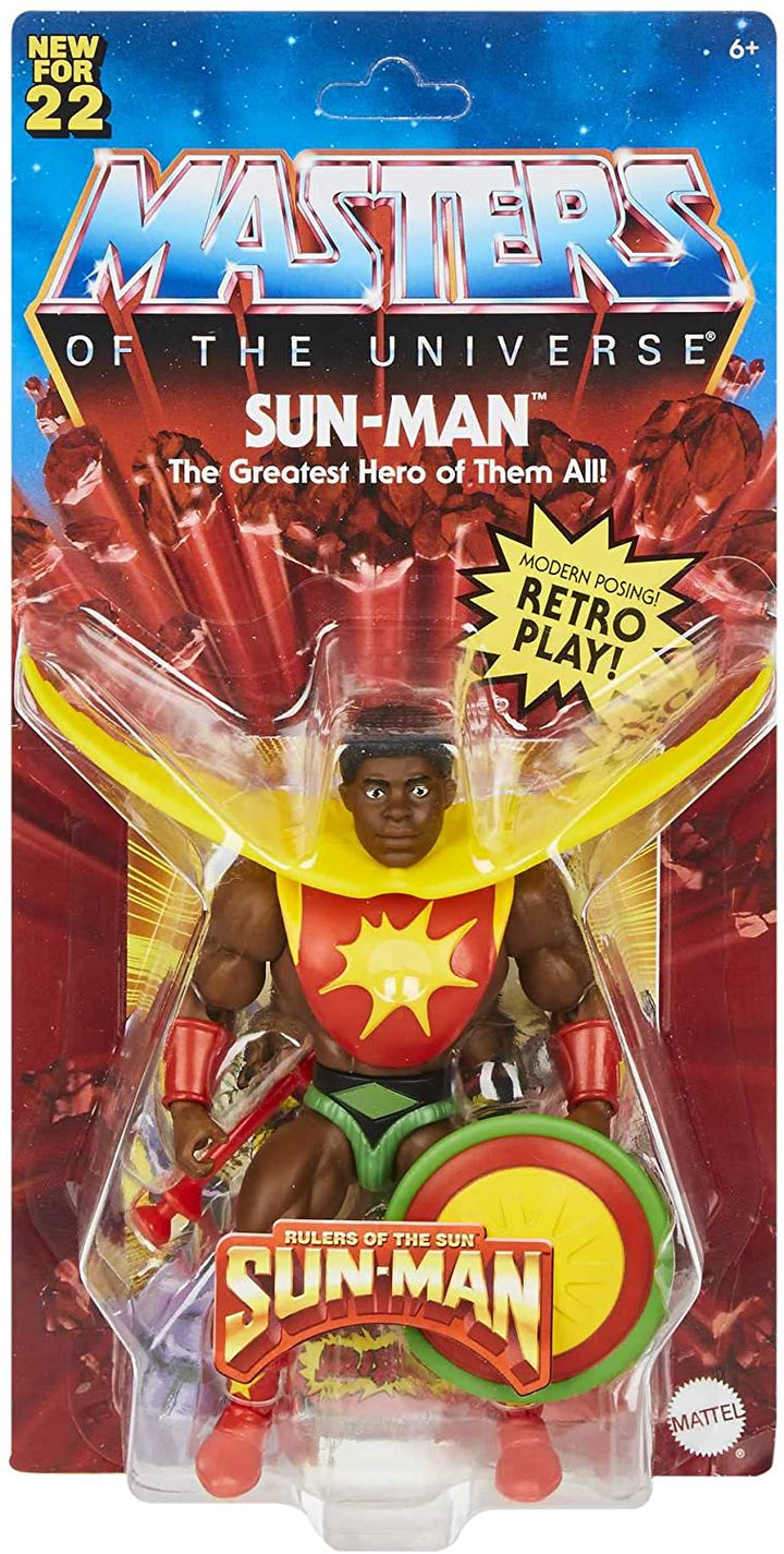 Masters of the Universe Origins Sun-Man Actionfigur Kampffiguren für Storyte