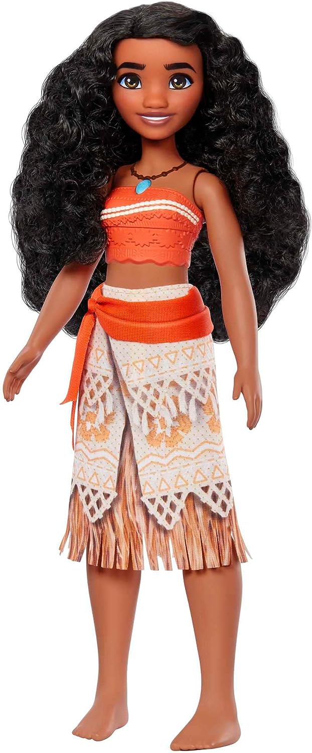 Disney Princess Toys, singende Moana-Puppe in charakteristischer Kleidung, singt „How Far I.“