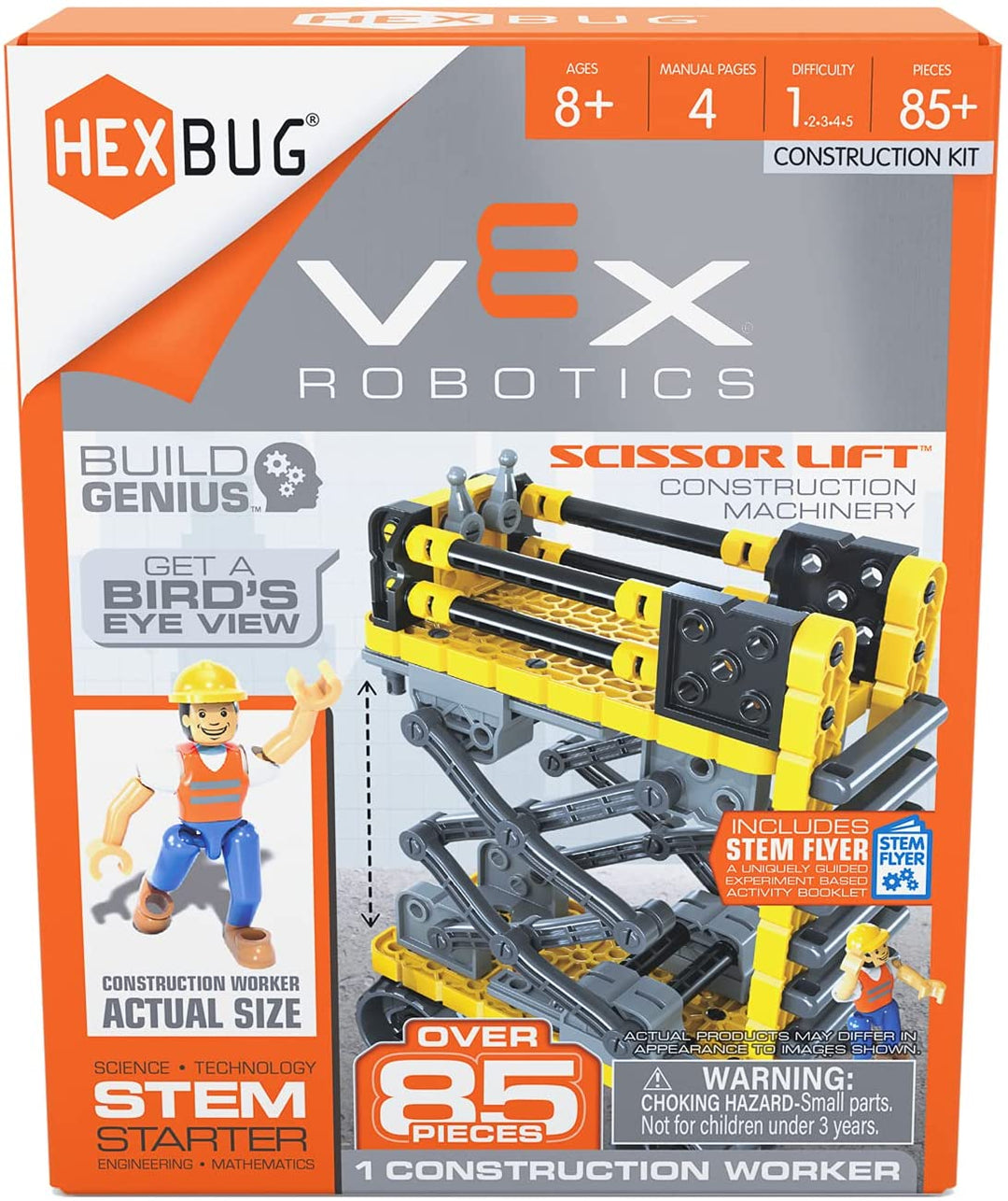 HEXBUG VEX Robotics Scherenhebebühne, baubares Konstruktionsspielzeug, Geschenk für Jungen und