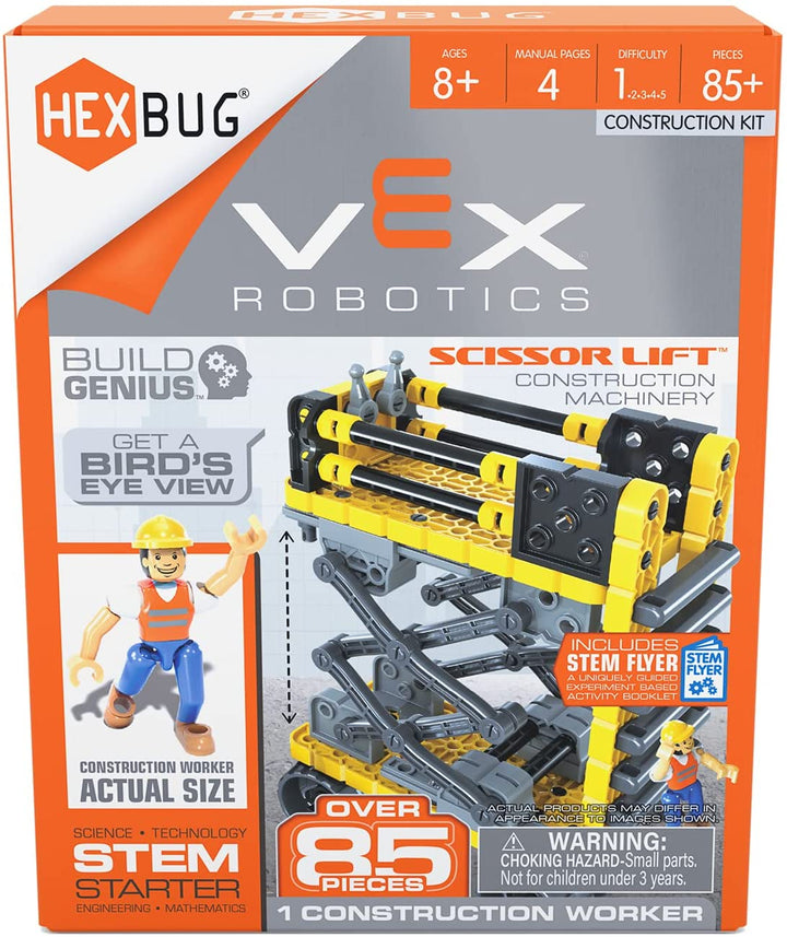 HEXBUG VEX Robotics Scherenhebebühne, baubares Konstruktionsspielzeug, Geschenk für Jungen und