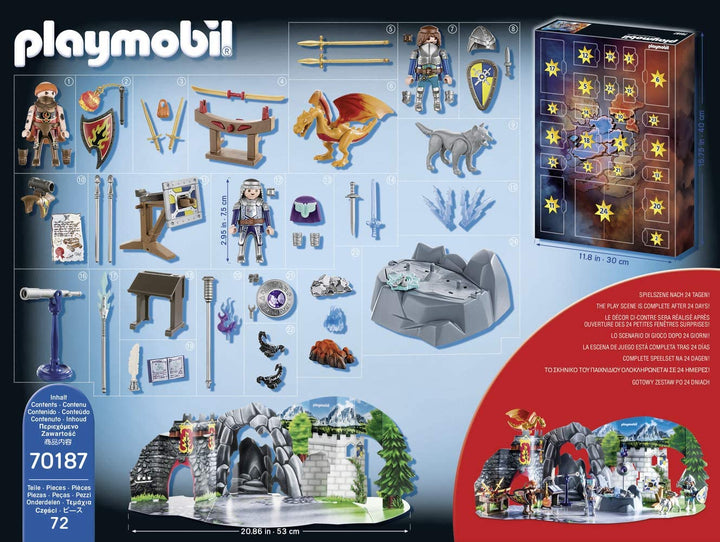 Playmobil 70187 Caballeros de Novelmore Calendario de Adviento