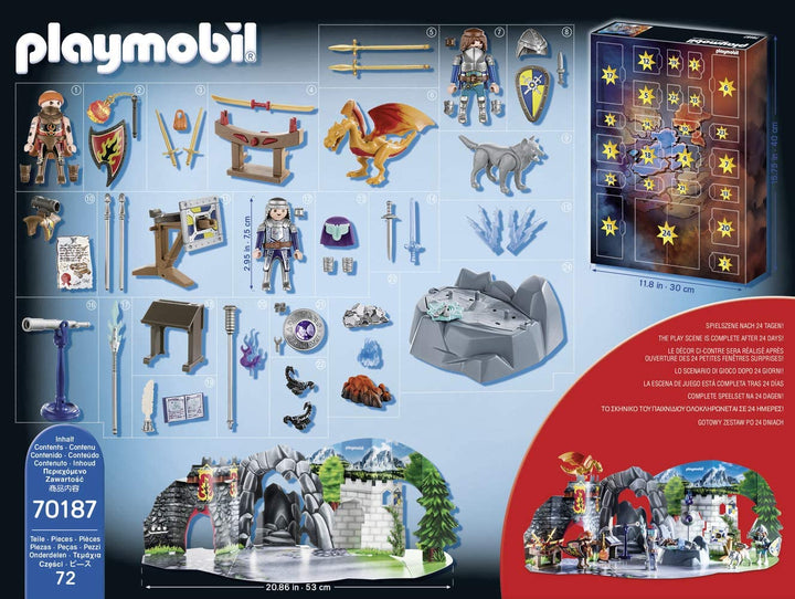 Playmobil 70187 Knights of Novelmore Calendario dell&#39;Avvento