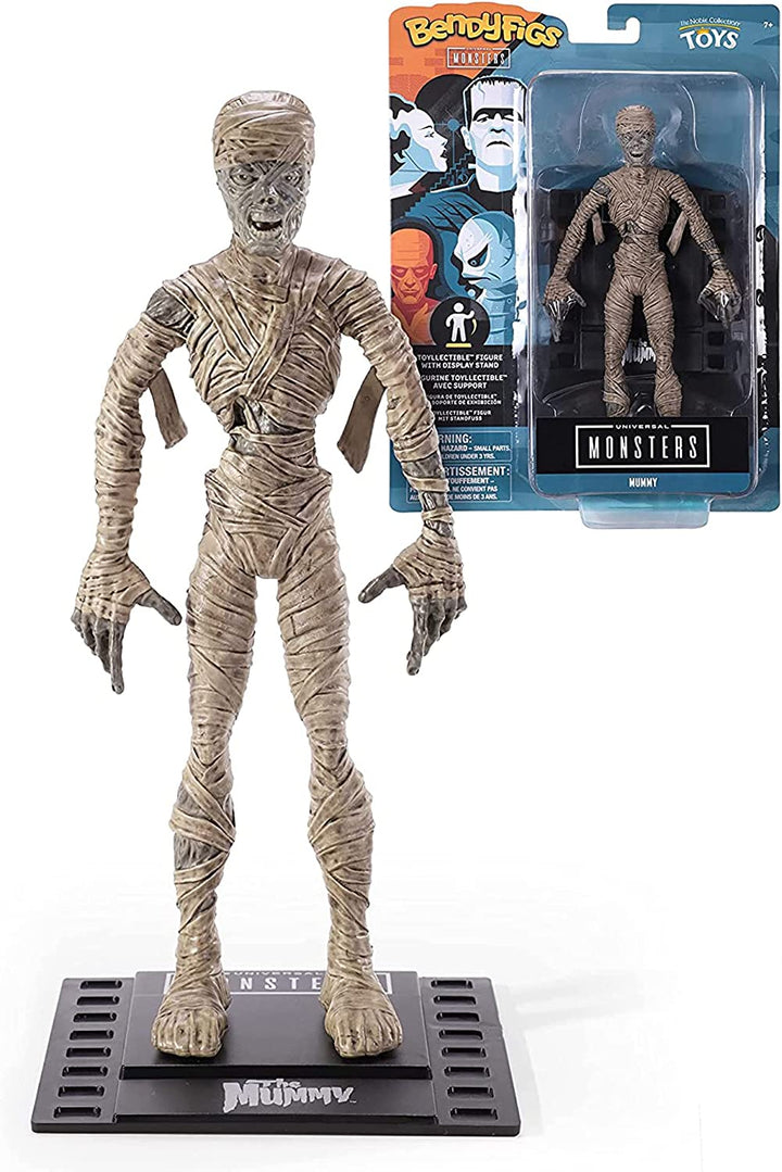 The Noble Collection Universal Monsters Bendyfigs Mummy - 7.5in (19cm) Noble Toy