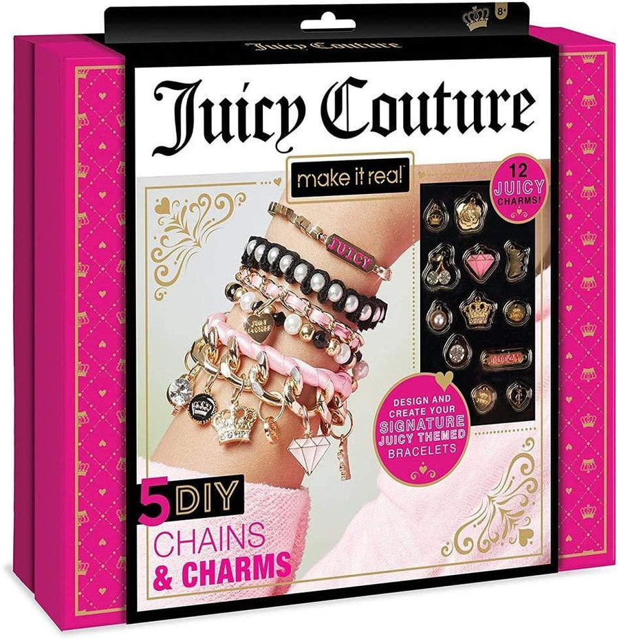 Make It Real Juicy Couture Chokers & Charms Diy Choker Jewelry Making Kit - Yachew