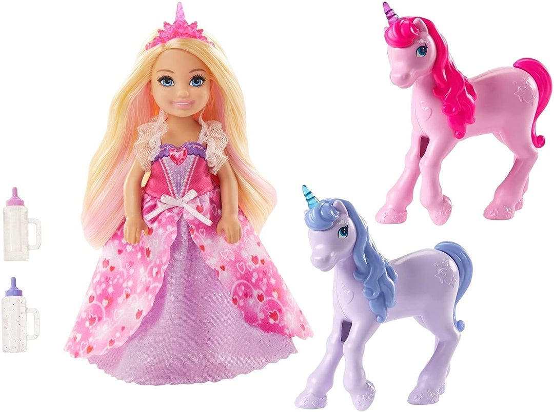 Barbie GJK17 Dreamtopia Doll and Unicorns