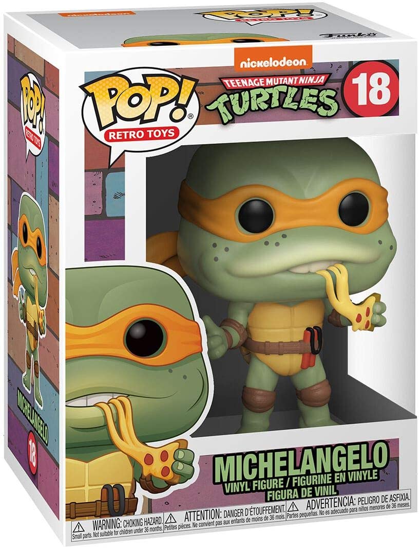 Nickelodeon Teenage Mutant Ninja Turtles Michelangelo Funko 51433 Pop! Vinile #18