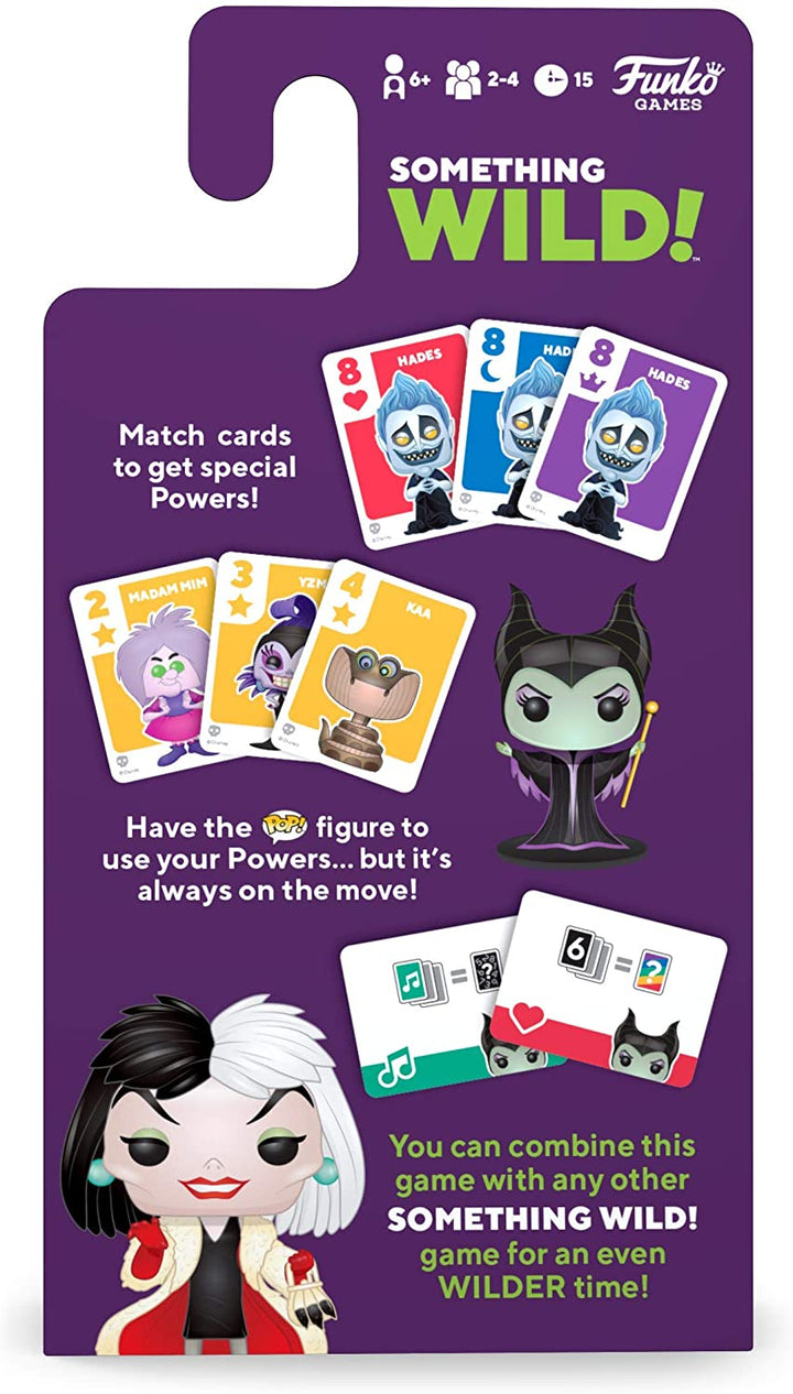 Funko 49356 Board Games 49356 Signature Something Wild Card Game-Villains, Multicolour