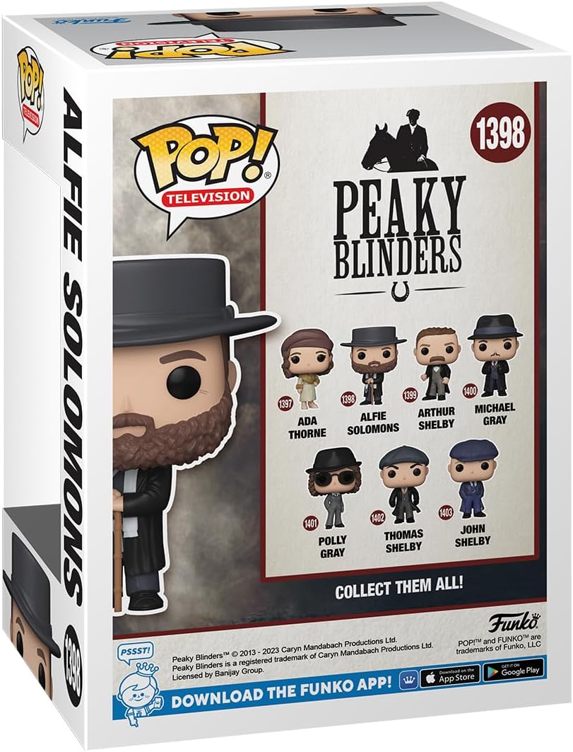 Funko Pop! TV: Peaky Blinders - Alfie Solomons Vinyl Figure (72181) 3