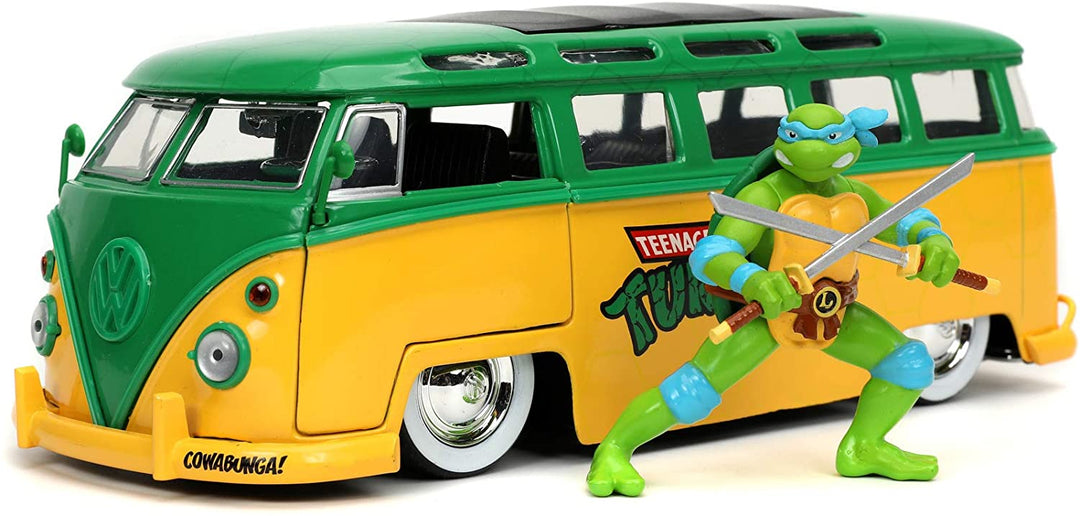 Jada TMNT – Leonardo &amp; 1962 VW Bus – 1:24