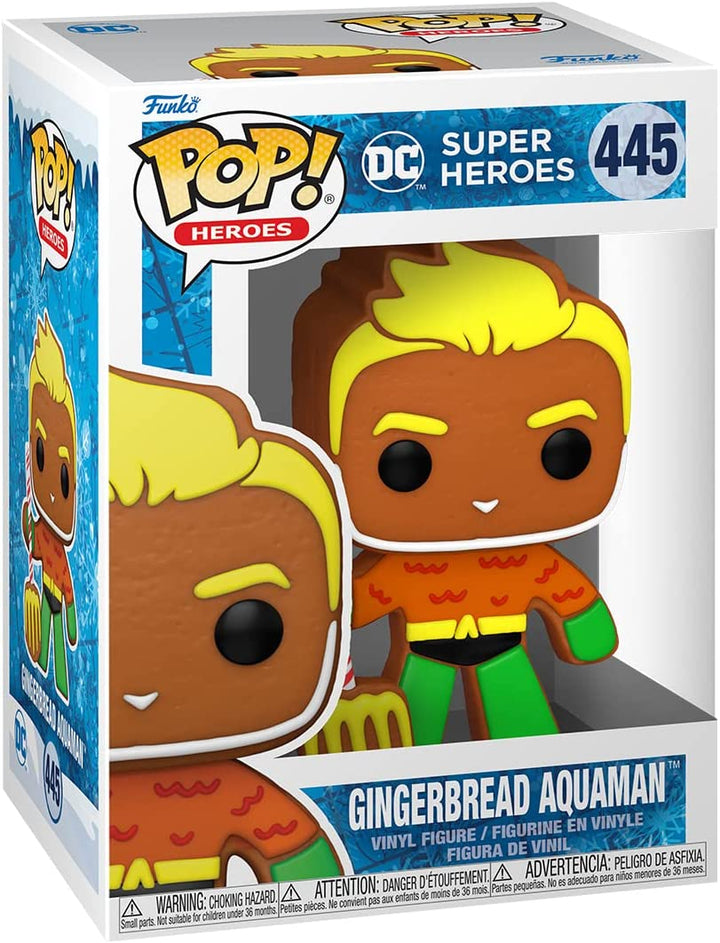 DC Super Heroes Gingerbread Aquaman Funko 64321 Pop! Vinyl Nr. 445