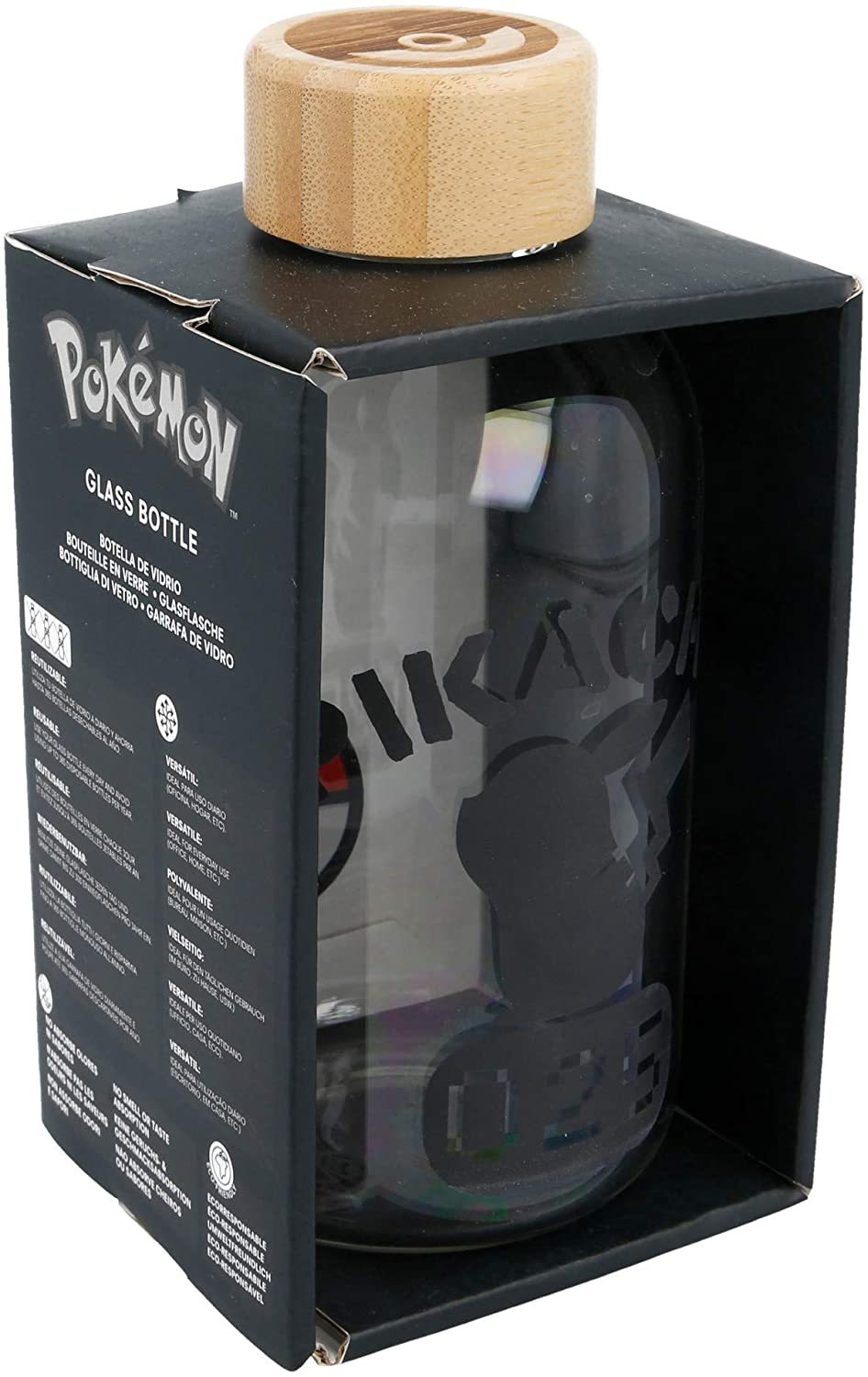 Stor Young Adult Small Glass Bottle 620 Ml Pokemon Distorsion