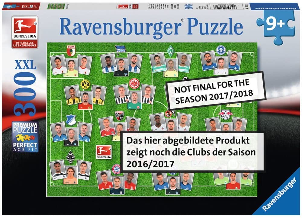 Ravensburger 13239 National Soccer Club Bundesliga 2017/2018 Children's Puzzle