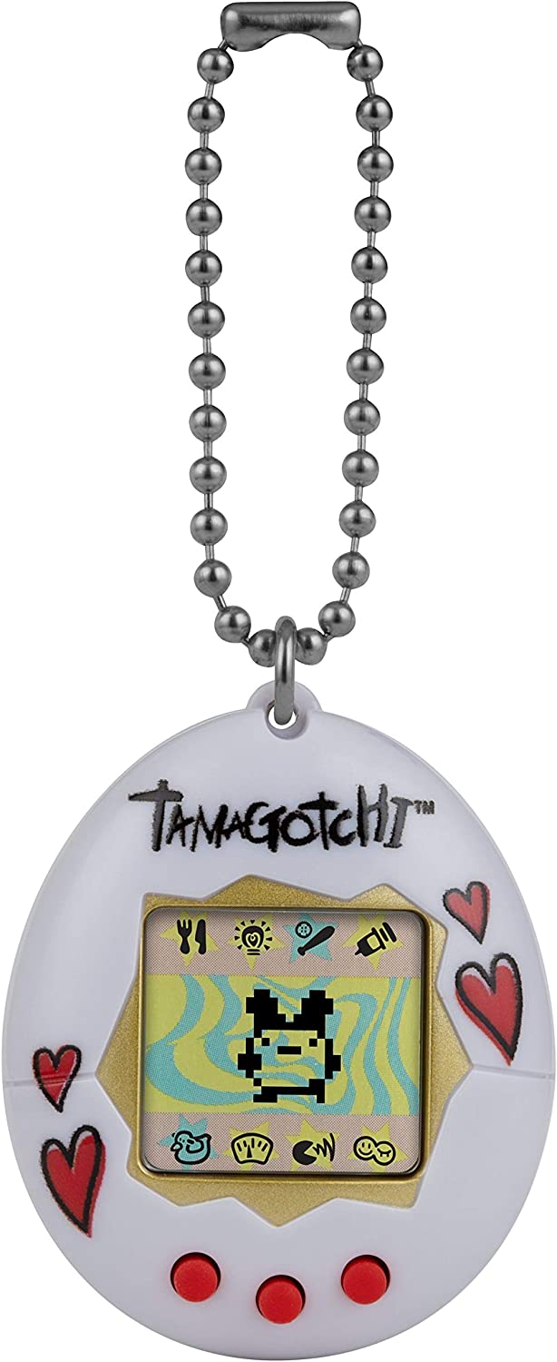 TAMAGOTCHI 42936NBNP Original Herzen, Mehrfarbig – Füttern, Pflegen, Pflegen – Virtuelles Haustier