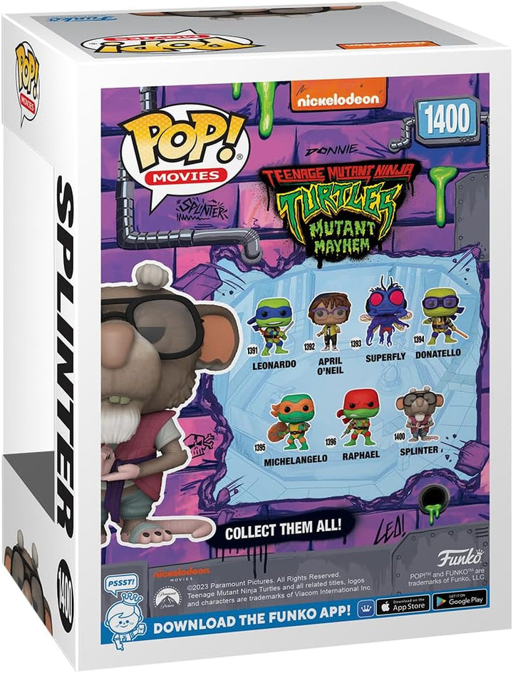 Movies: Teenage Mutant Ninja Turtles (TMNT) Mutant Mayhem - Splinter Funko 72342 Pop! Vinyl #1400