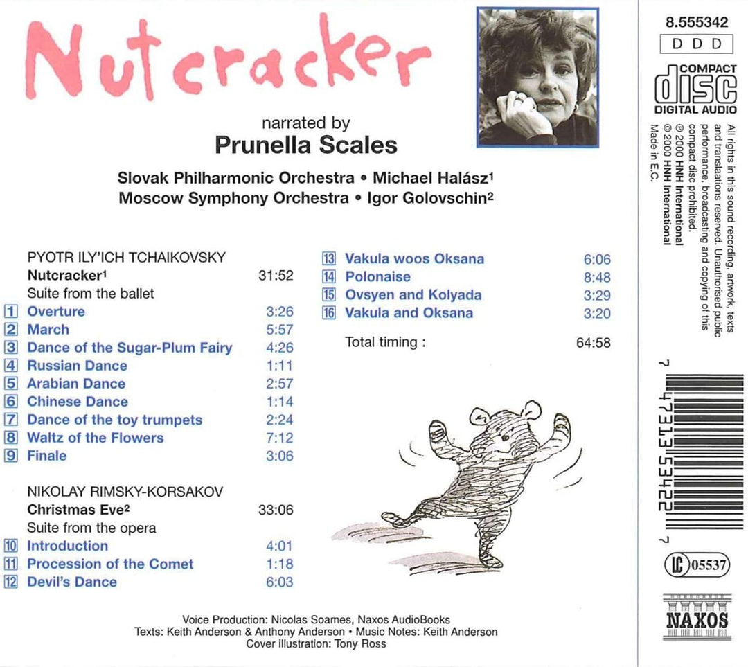 Prunella Scales – Nussknacker &amp; Heiligabend [Audio-CD]