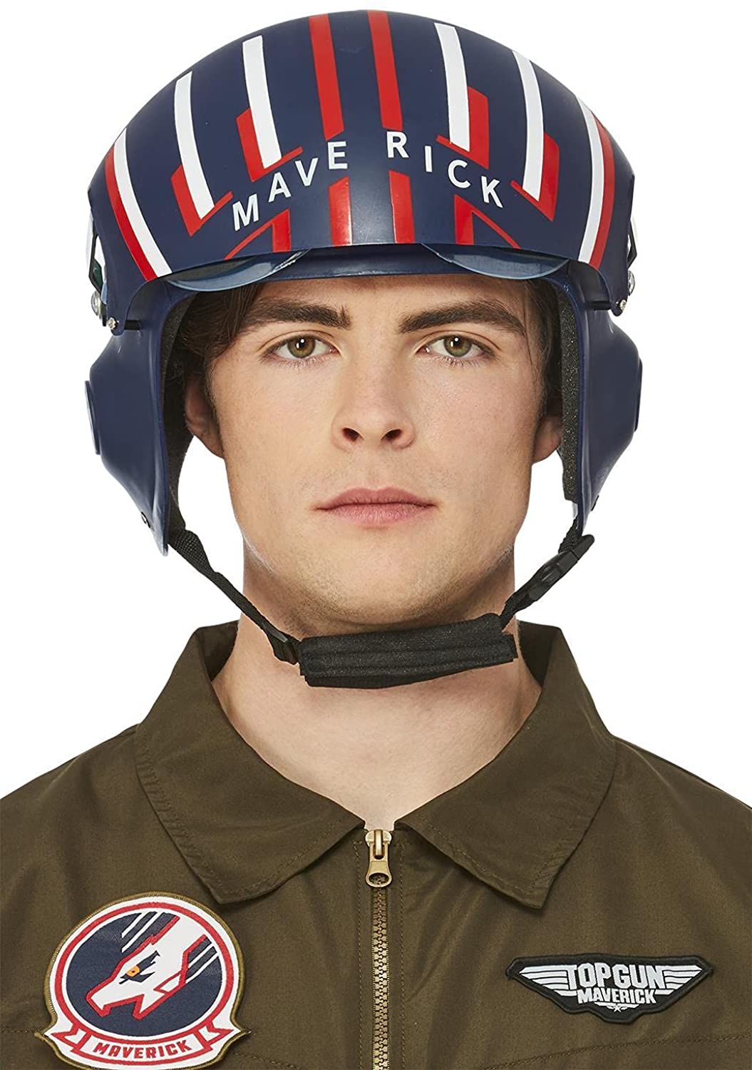 Smiffys offiziell lizenzierter Top Gun Maverick Helm