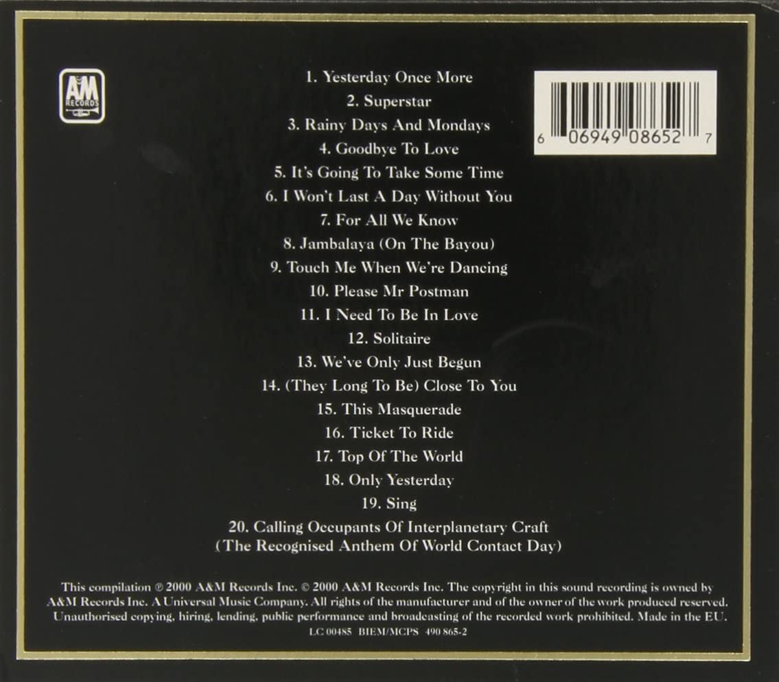 Carpenters - Gold: Greatest Hits [Audio CD] 2