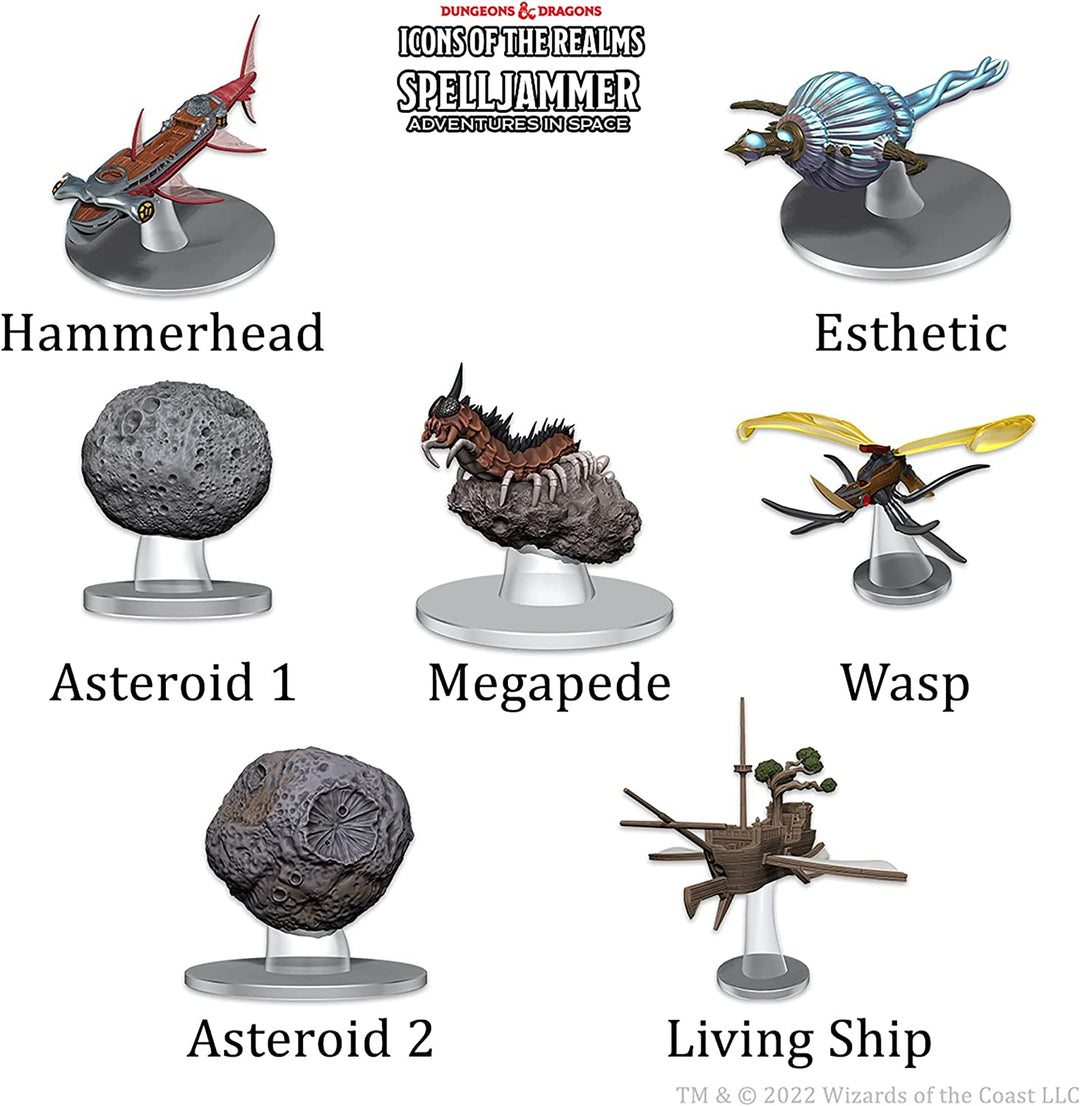 Asteroid Encounters – Schiffsmaßstab: D&amp;D Icons of the Realms Miniaturen