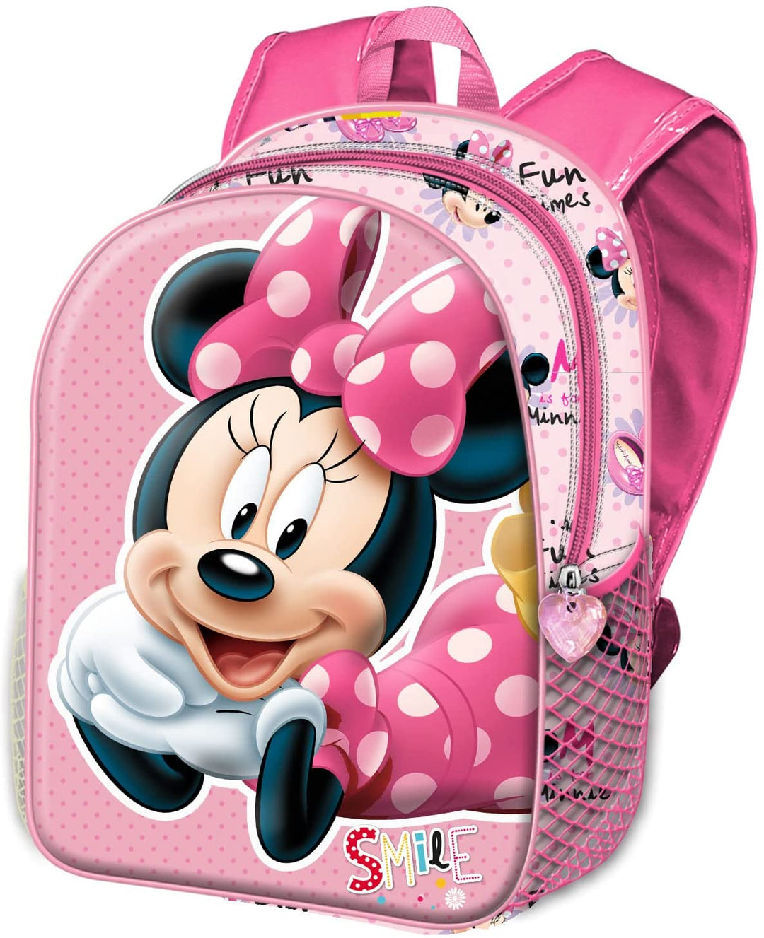 Minnie Mouse Liegender kleiner 3D-Rucksack, Pink