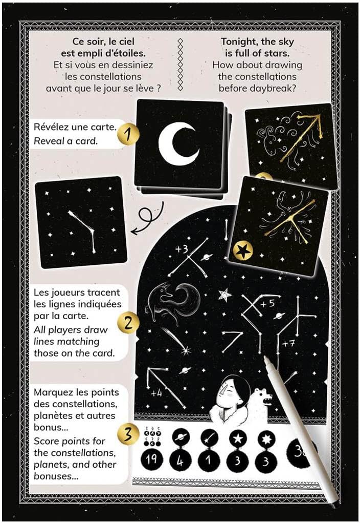 Asmodee Look at The Stars – Brettspiel – 2 bis 8 Spieler – 8 Jahre und älter