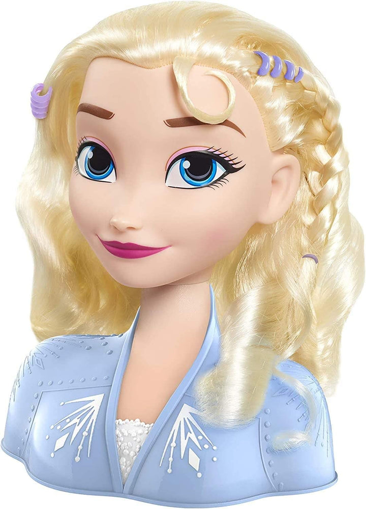 JP Disney Styling Frozen 2 Elsa Styling-Kopf, Puppen und Zubehör, Rollenspiele, Geschenke für Kinder ab 3 Jahren