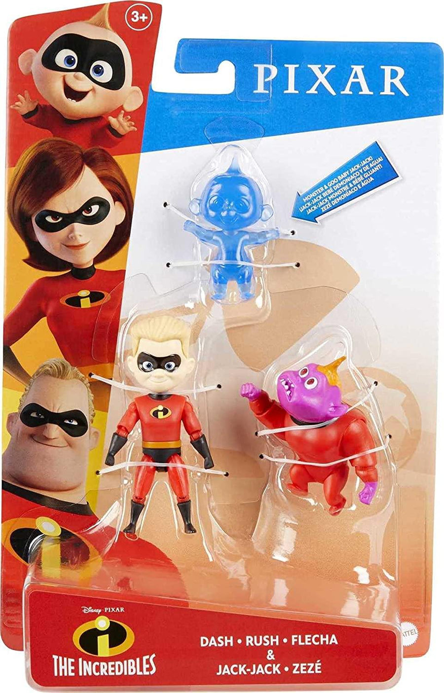 Disney Pixar GNX79 Incredibles Dash & Jack-Jack Figures - Yachew