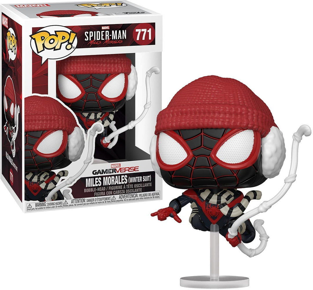 Spider-Man Miles Morales (Combinaison d&#39;hiver) Funko 54692 Pop! Vinyle #771