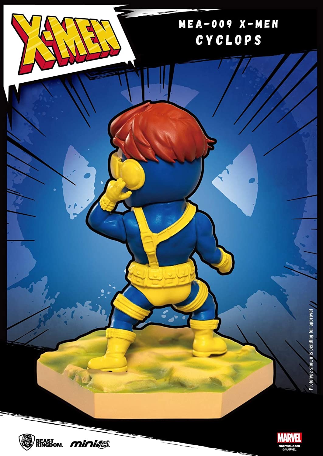 Beast Kingdom Marvel X-Men Mini Egg Attack Mea-009 Cyclops Figur, mehrfarbig