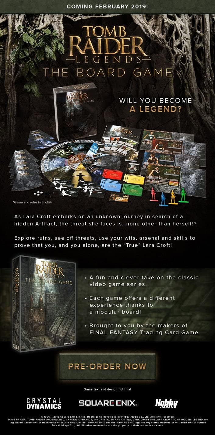 Square Enix Tomb Raider Legends The Board Game 2