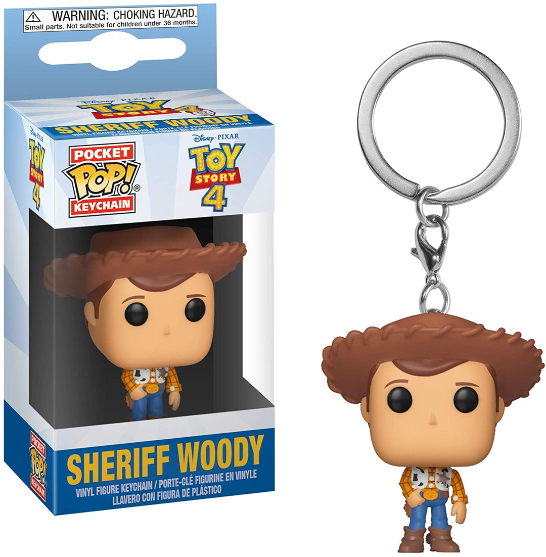Disney Pixar Toy Story 4 Sheriff Woody Funko 37416 Pocket Pop.