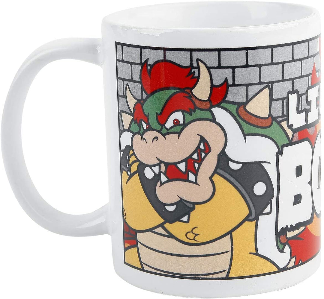 Pyramid International Super Mario (Like A Boss), offizielle Keramik-Kaffee-/Teetasse in Box, Papier, mehrfarbig, 11 x 11 x 1,3 cm